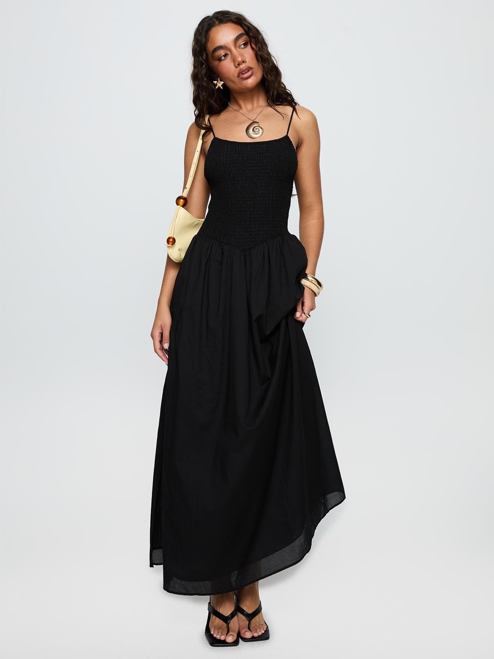Princess Polly Carys Maxi Dress Black